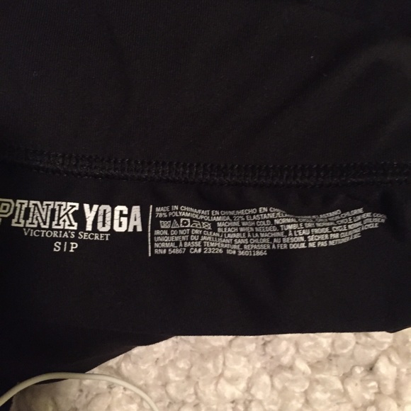 Victoria Secret Pink Black jeggings - Picture 2 of 3